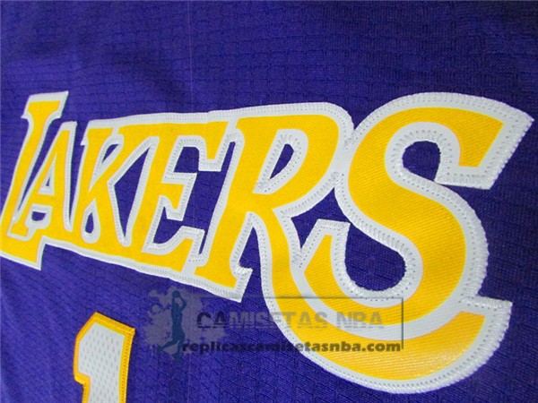 Camiseta Manga Corta Lakers Russell Purpura